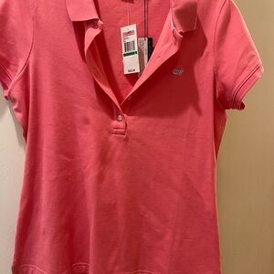 Vineyard Vines Pink Polo Shirt